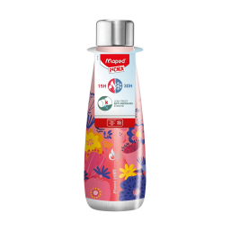 Maped - stainless steel thermal bottle 500ml flower